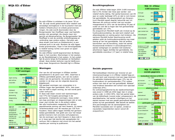 Voorbeeldpagina's wijkanalyse